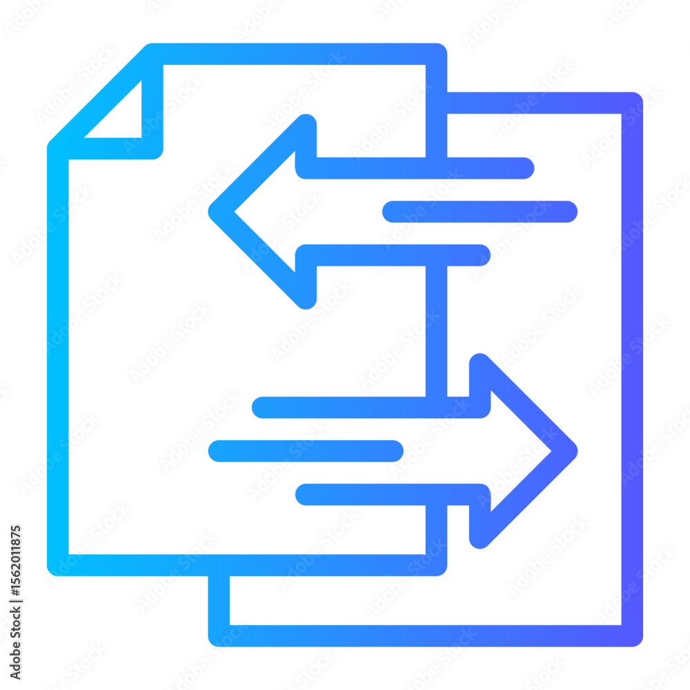 document sync arrows icon document sync arrows icon