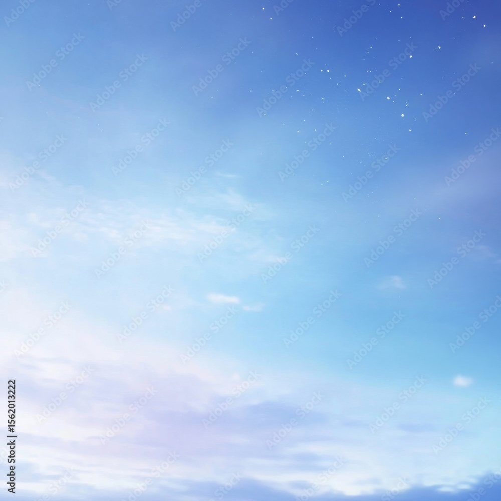 Obraz premium soft dreamy blue gradient sky background
