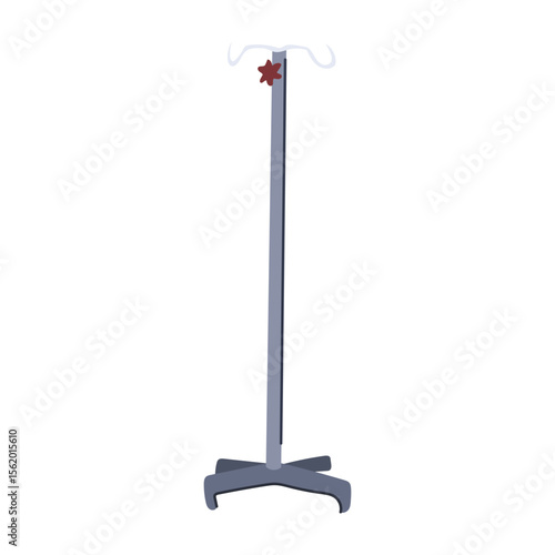re hydration iv drip stand cartoon vector illustration