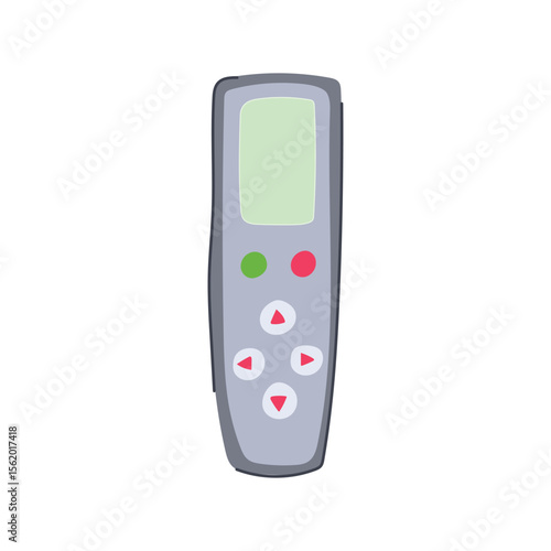 lock medical bed control cartoon vector illustration