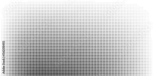 Dotted halftone gradient texture. Fading polka dot background. Repeated dots gradation pattern background. Black vanishing comic pop art overlay backdrop. Halftone vector