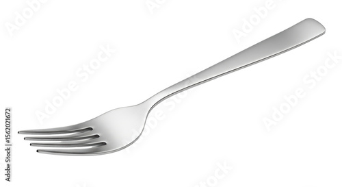 Isolated Silver fork