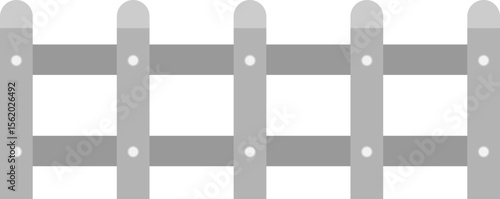 화단의 꽃을 지키는 울타리