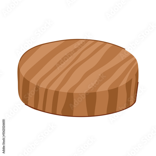 carpentry wood platform cartoon vector illustration