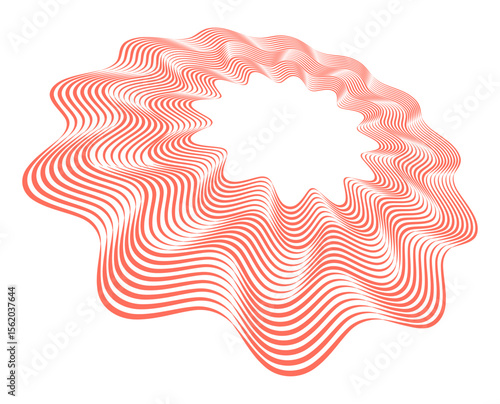 vector illustration of an abstract background with clouds Design Element Wave Lines Guilloche curve line Background circle for Pattern branding Frame border certificates, diplomas