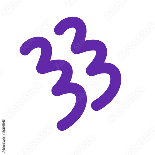 Vibrant and dynamic squiggly lines that create a sense of fun.

