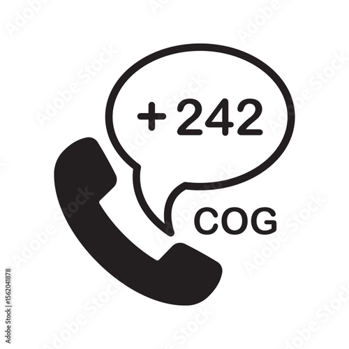 Congo (Republic of the) Phone Number Icon | Dialing Code