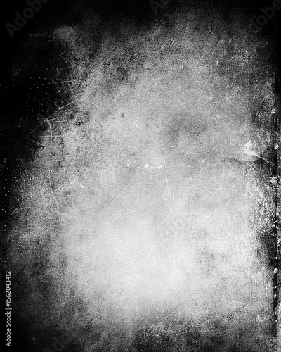 Grunge scary background, scratched obsolete texture, old film effect, space for your design