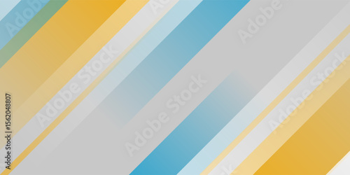 Abstract banner background. Modern blue and yellow geometric diagonal shapes design. Futuristic graphic. Suit for brochure, poster, banner, sport, website, flyer, cover, presentation, business