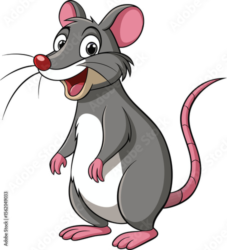 A collection of stylized rat illustrations, showcasing the rodents and often with playful or curious expressions
