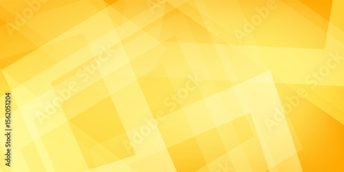 Abstract Geometric Yellow Background Template Vector, Yellow Background with Smooth Color Design