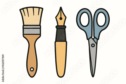 Wooden crates, desiccant bag, and moisture meter icons for storage vector icon isolated illustration