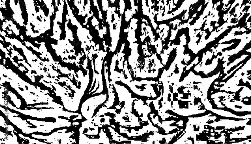 Black and white abstract and grunge pattern for modern background and design element. Vector Format Illustration 