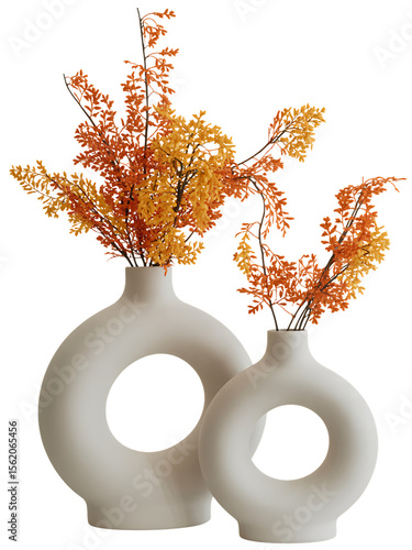 Autumn Leaves Vase