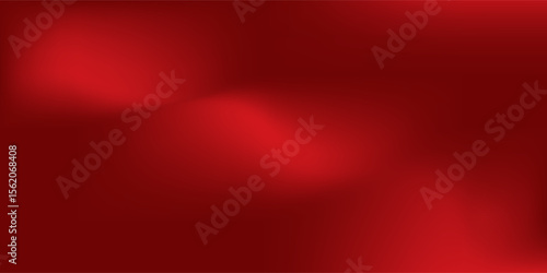 Abstract red gradient background, light and shadow on the backdrop with dimensions, hot tone wall with intense color, horizontal wallpaper.