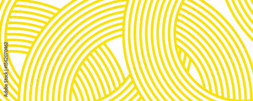 Pasta background, spaghetti abstract geometric pattern. Macaroni yellow poster. Wavy abstract pattern. Pasta vector illustration