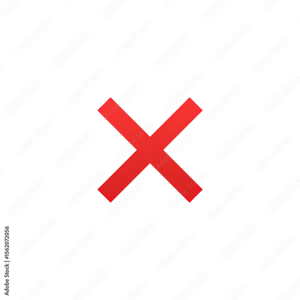 A red cross symbol boldly stands out against a stark transparent background, ideal for conveying negativity, error messages, or cancellation concepts. A red cross symbol boldly stands out against a stark transparent background, ideal for conveying negativity, error messages, or cancellation concepts.