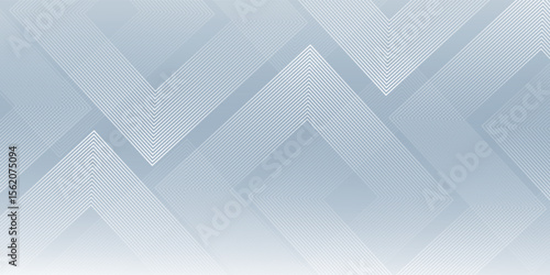 Abstract hexagon lines on gray background. Geometric stripe line art design for poster, brochure, cover, website, banner. vector illustration