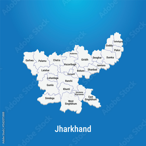 Jharkhand map