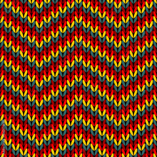 Knitted background pattern wallpaper knitting decorative print handmade textile knitting handiwork	