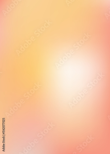 Gradient background in autumn colors. Vertical vector orange yellow template.