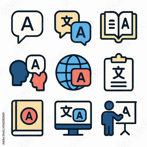 Translation and Language Learning Concepts with People and Global Communication
