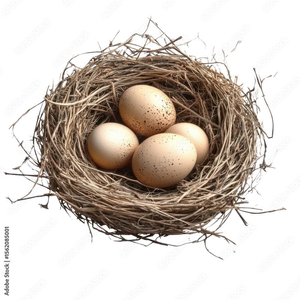 nest with eggs nest with eggs