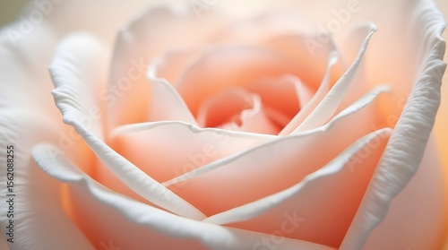 Wallpaper Mural An extreme macro shot of the delicate, soft petals of a pastel pink rose. An abstract floral background showing beautiful curves, texture, and gentle color gradients. Torontodigital.ca