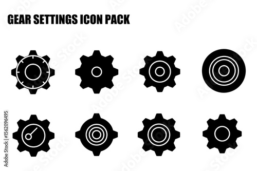 Gear Settings Icon Pack