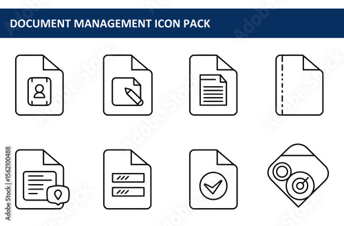 Document Management Icon Pack