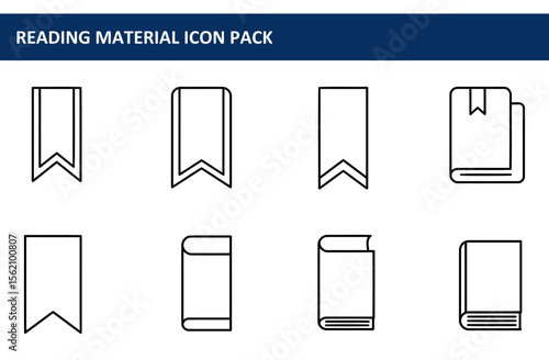 Reading Material Icon Pack