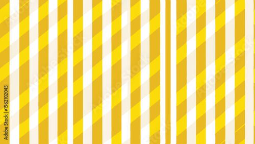 Yellow and white vertical stripes with diagonal shading pattern vector