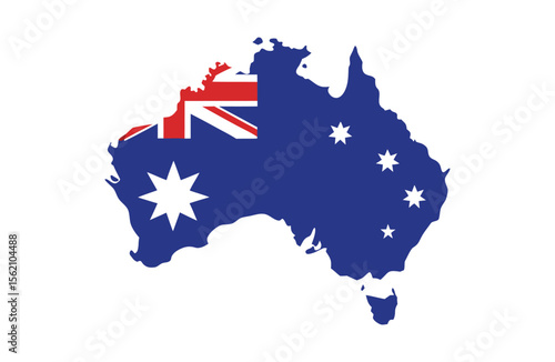 Australia vector map 