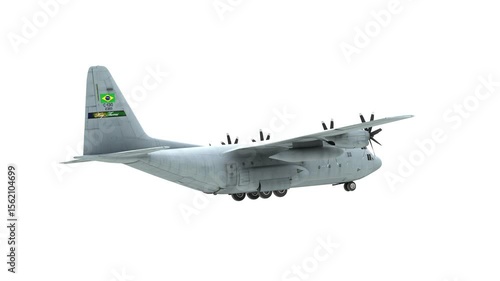 super hercules aircraft take off animation