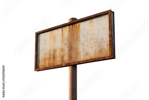 Wallpaper Mural Rusty Old Billboard Sign Blank Vintage Advertising Space Torontodigital.ca