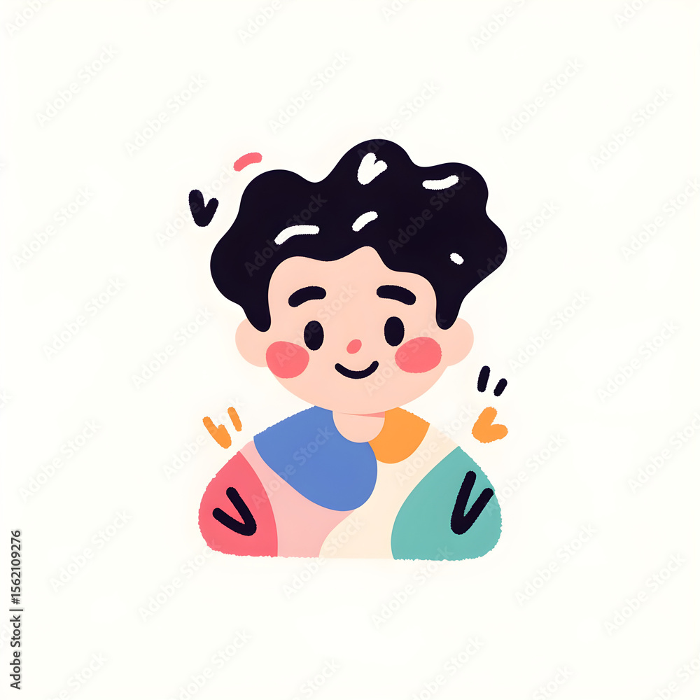Illustration of a boy Illustration of a boy