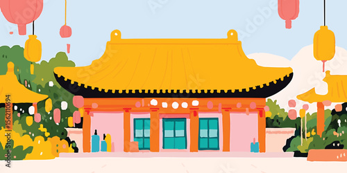 A vibrant illustration of a...