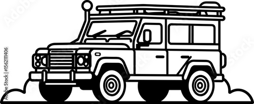 Off-Road Vehicle Illustration: Adventure Awaits