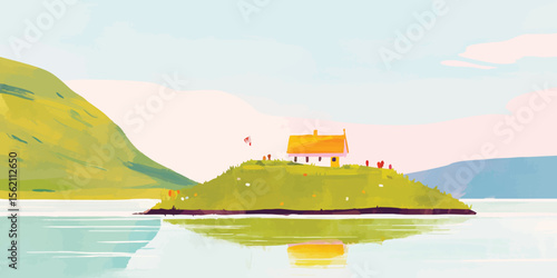 A charming illustration of ...