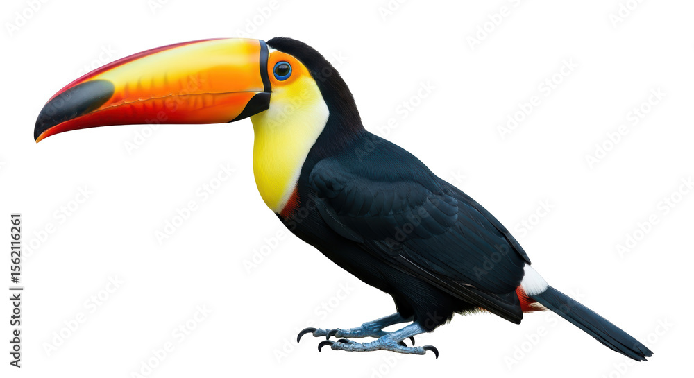 Fototapeta premium Isolated Colorful Toucan Bird