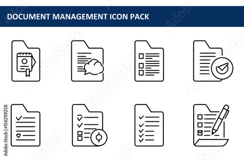 Document Management Icon Pack