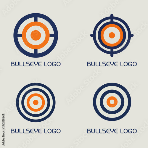 Precision Bullseye Target Logo