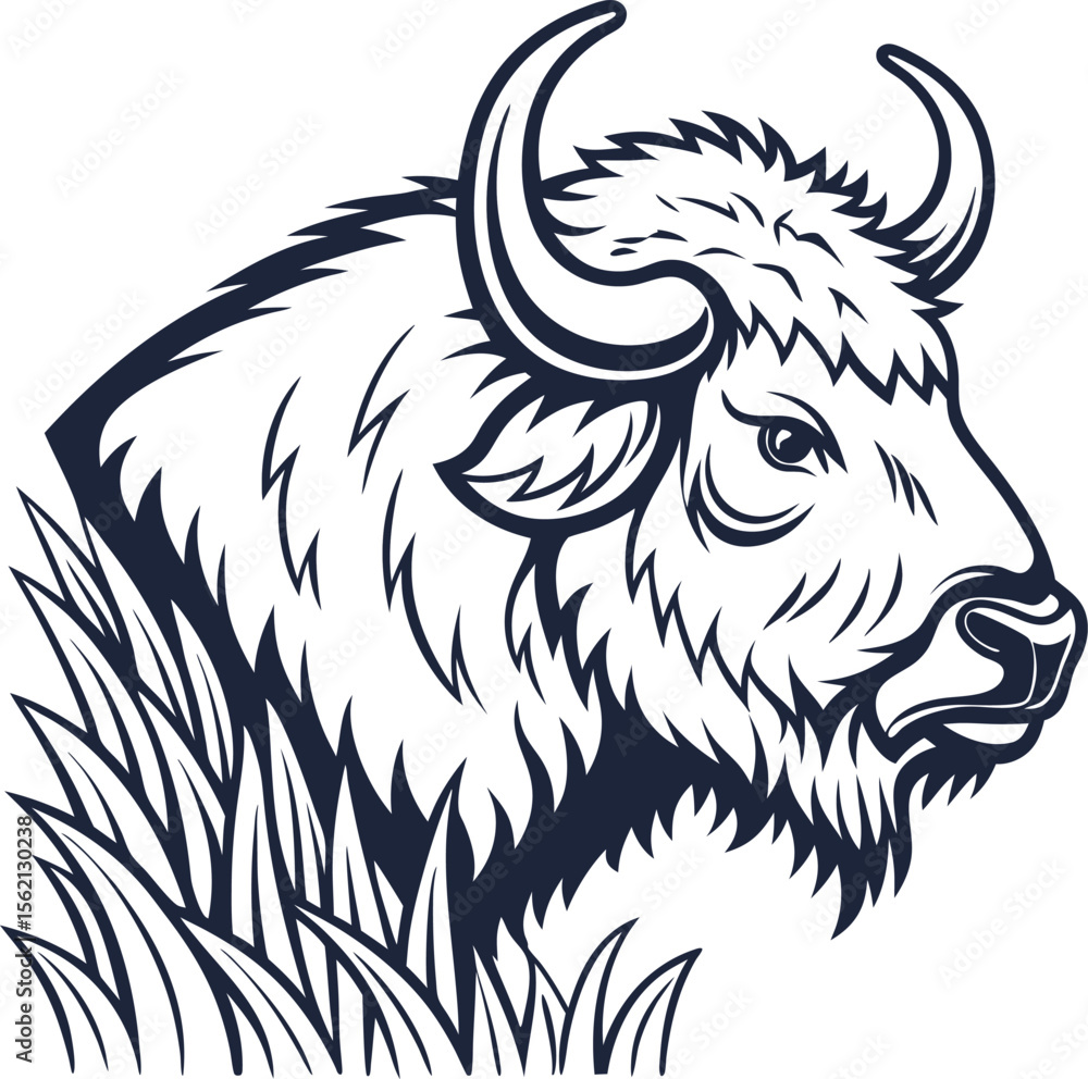 Fototapeta premium black and white goat