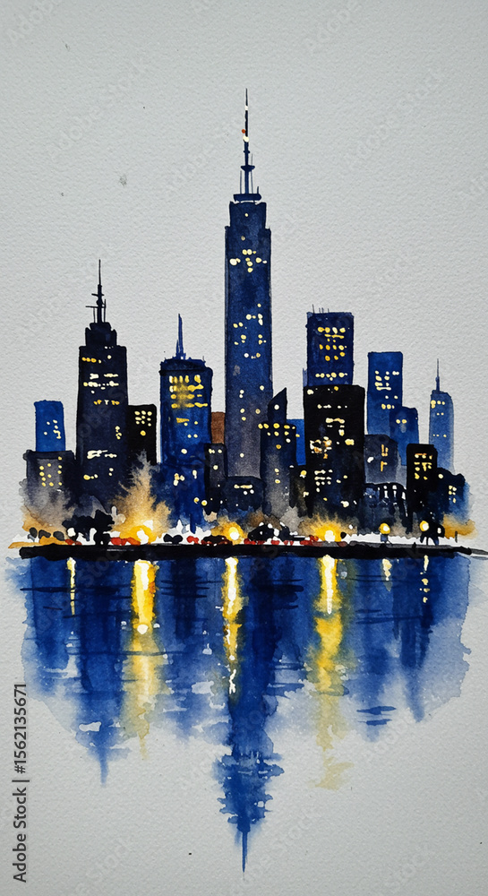 Obraz premium new york skyline