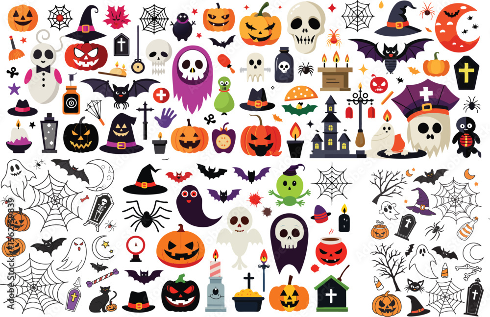 Obraz premium halloween vector 