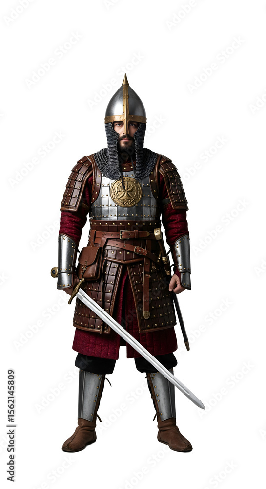 Fototapeta premium A soldier of Saladin's army (12th century)