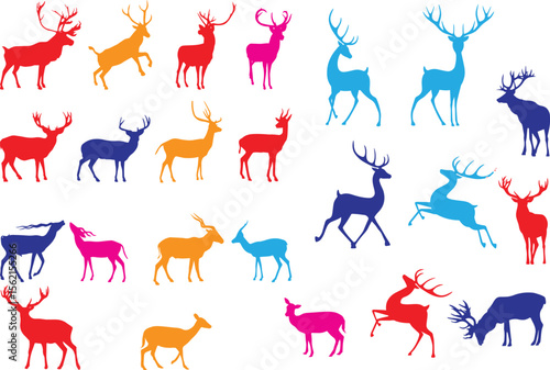 the deer vector art