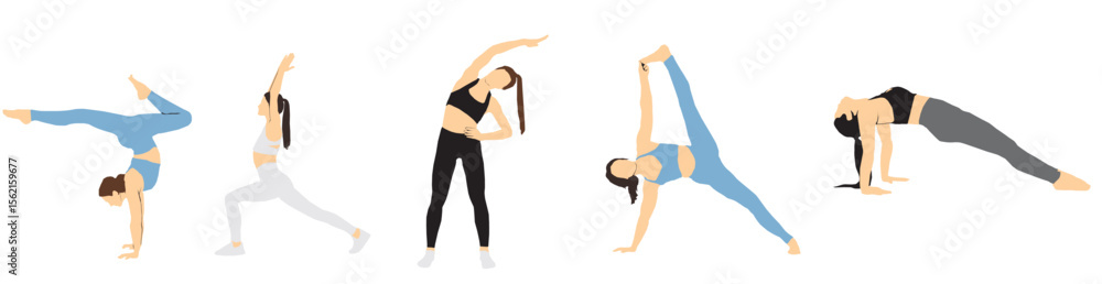 people in yoga pose people in yoga pose
