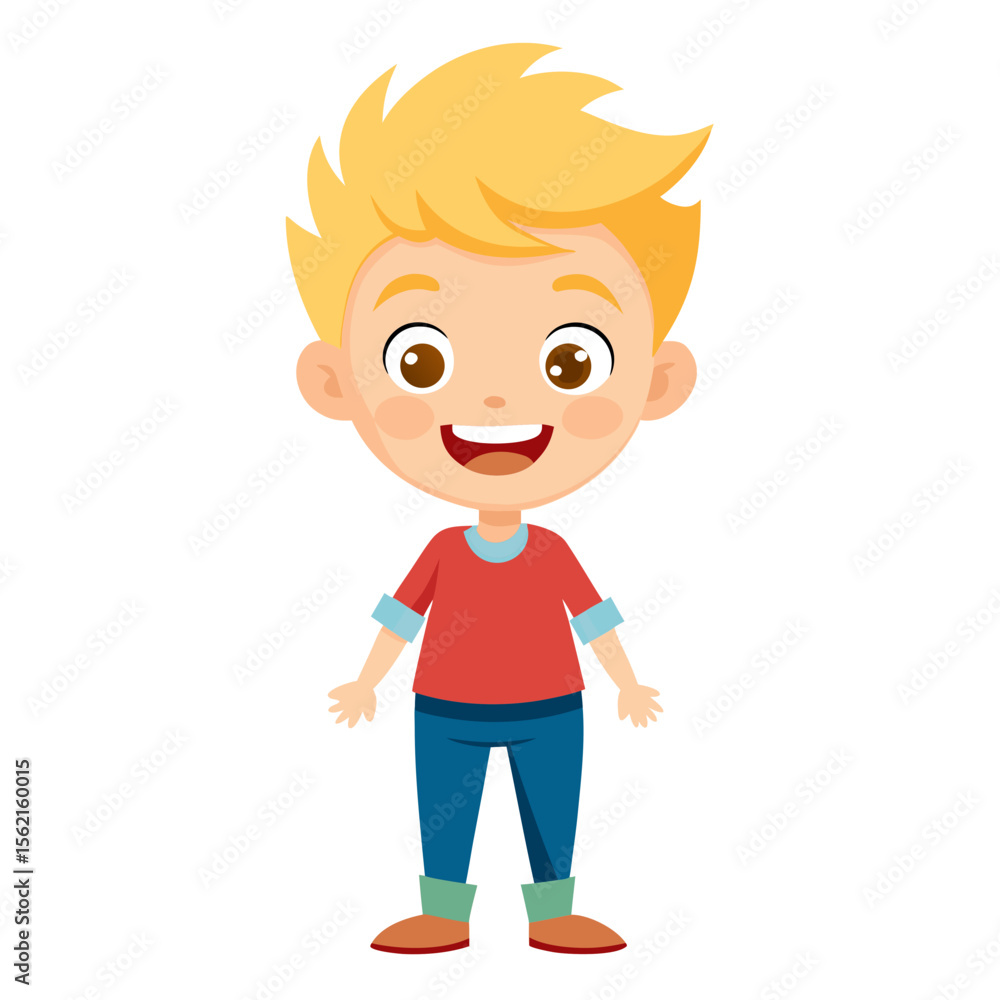 happy blond boy, smiling boy, very happy child, cheerful boy, light skin boy, full body boy, full-length boy, standing boy, European child, cartoon boy, child character, white background, flat design, happy blond boy, smiling boy, very happy child, cheerful boy, light skin boy, full body boy, full-length boy, standing boy, European child, cartoon boy, child character, white background, flat design,