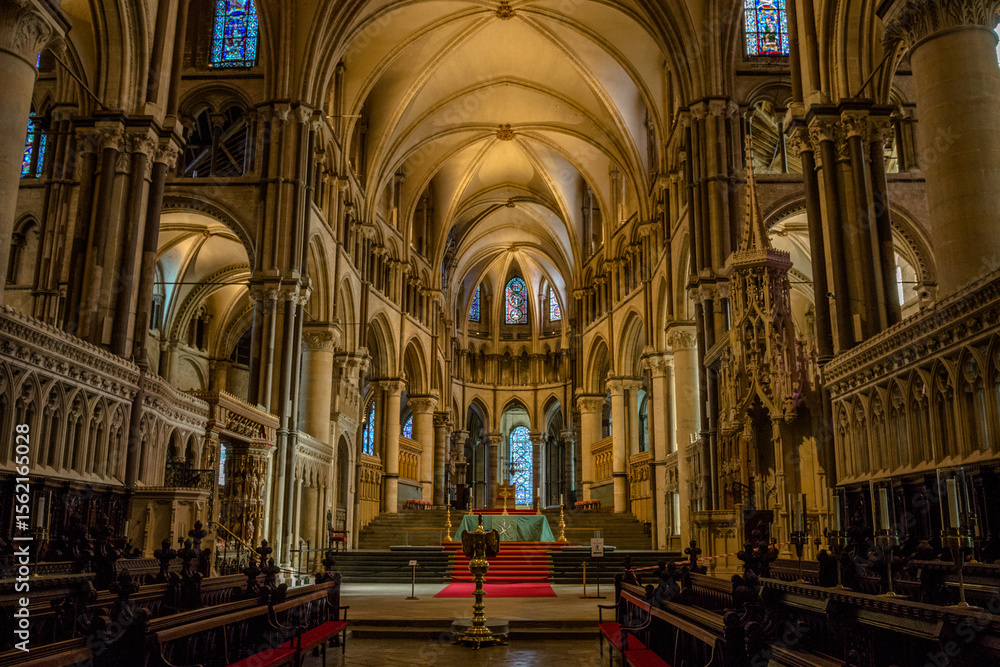 Obraz premium Views from the interior of Canterbury Cathedral, England
